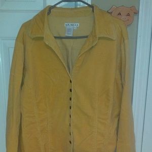 Vintage yellow gold corduroy jacket